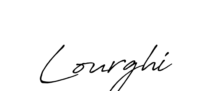 Create a beautiful signature design for name Lourghi. With this signature (Antro_Vectra_Bolder) fonts, you can make a handwritten signature for free. Lourghi signature style 7 images and pictures png
