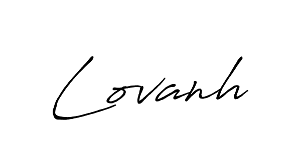 How to make Lovanh signature? Antro_Vectra_Bolder is a professional autograph style. Create handwritten signature for Lovanh name. Lovanh signature style 7 images and pictures png