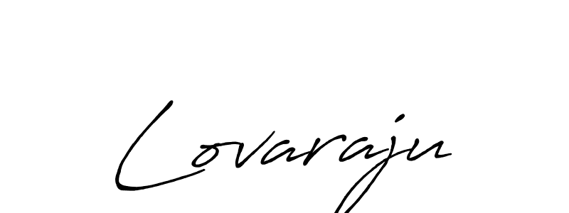 How to make Lovaraju signature? Antro_Vectra_Bolder is a professional autograph style. Create handwritten signature for Lovaraju name. Lovaraju signature style 7 images and pictures png