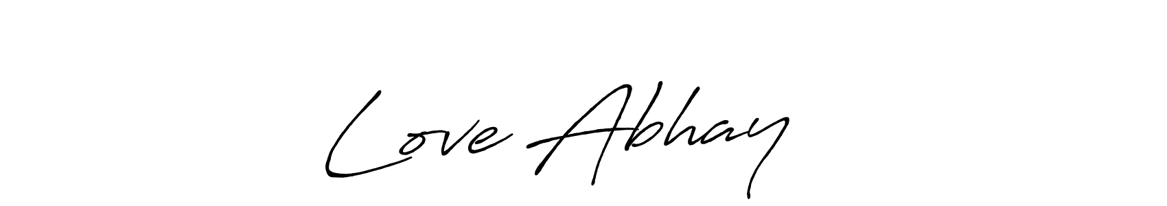 The best way (Antro_Vectra_Bolder) to make a short signature is to pick only two or three words in your name. The name Love Abhay ❤️ include a total of six letters. For converting this name. Love Abhay ❤️ signature style 7 images and pictures png