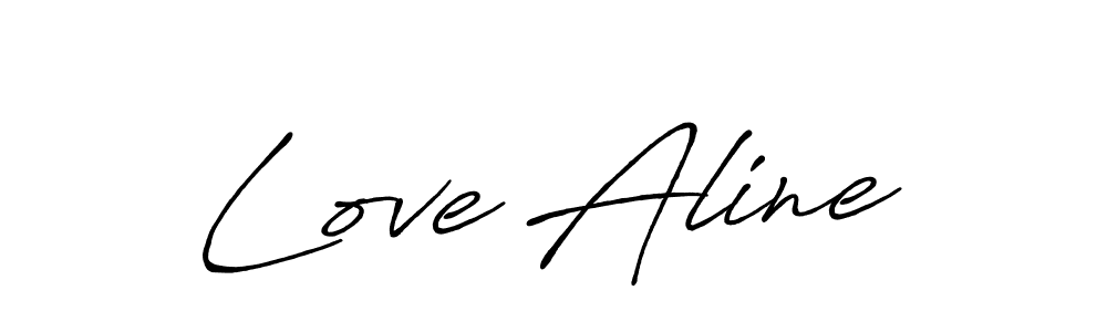 Create a beautiful signature design for name Love Aline. With this signature (Antro_Vectra_Bolder) fonts, you can make a handwritten signature for free. Love Aline signature style 7 images and pictures png