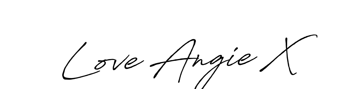 Check out images of Autograph of Love Angie X name. Actor Love Angie X Signature Style. Antro_Vectra_Bolder is a professional sign style online. Love Angie X signature style 7 images and pictures png