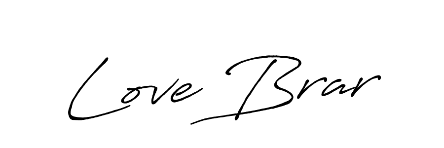 Make a beautiful signature design for name Love Brar. Use this online signature maker to create a handwritten signature for free. Love Brar signature style 7 images and pictures png