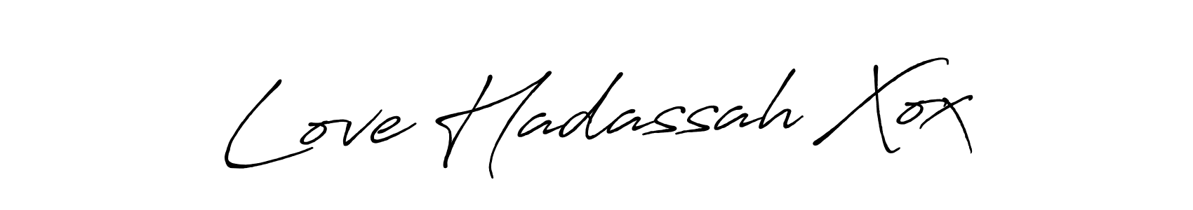 How to Draw Love Hadassah Xox signature style? Antro_Vectra_Bolder is a latest design signature styles for name Love Hadassah Xox. Love Hadassah Xox signature style 7 images and pictures png