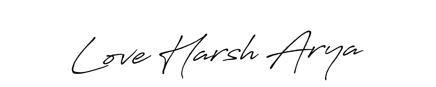 Make a beautiful signature design for name Love Harsh Arya. Use this online signature maker to create a handwritten signature for free. Love Harsh Arya signature style 7 images and pictures png