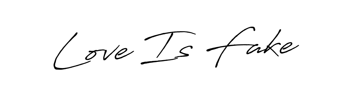 Make a beautiful signature design for name Love Is Fake. Use this online signature maker to create a handwritten signature for free. Love Is Fake signature style 7 images and pictures png