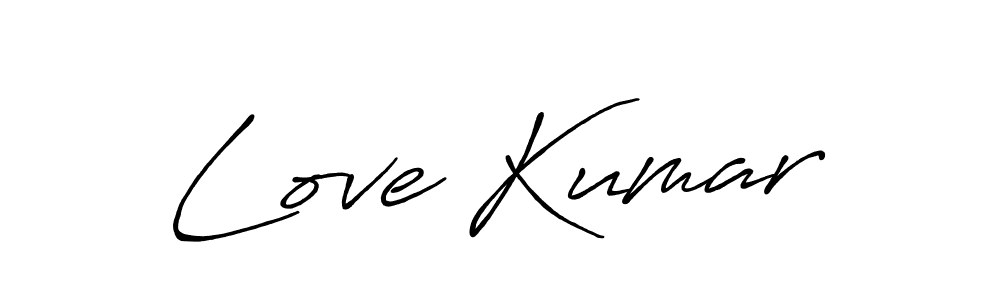 You should practise on your own different ways (Antro_Vectra_Bolder) to write your name (Love Kumar) in signature. don't let someone else do it for you. Love Kumar signature style 7 images and pictures png