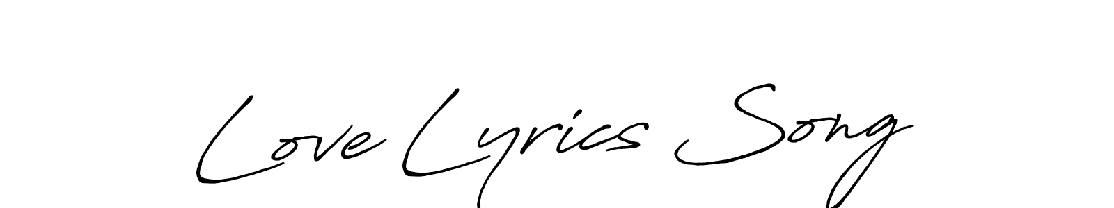 Make a beautiful signature design for name Love Lyrics Song. Use this online signature maker to create a handwritten signature for free. Love Lyrics Song signature style 7 images and pictures png