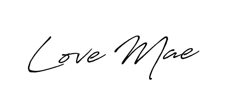 Create a beautiful signature design for name Love Mae. With this signature (Antro_Vectra_Bolder) fonts, you can make a handwritten signature for free. Love Mae signature style 7 images and pictures png