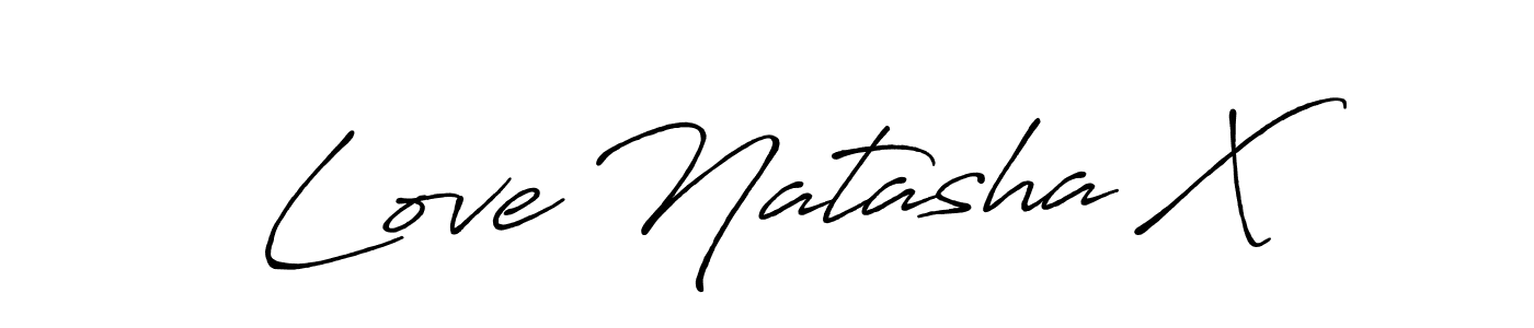 if you are searching for the best signature style for your name Love Natasha X. so please give up your signature search. here we have designed multiple signature styles  using Antro_Vectra_Bolder. Love Natasha X signature style 7 images and pictures png