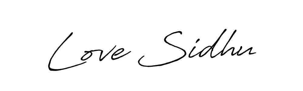 Antro_Vectra_Bolder is a professional signature style that is perfect for those who want to add a touch of class to their signature. It is also a great choice for those who want to make their signature more unique. Get Love Sidhu name to fancy signature for free. Love Sidhu signature style 7 images and pictures png