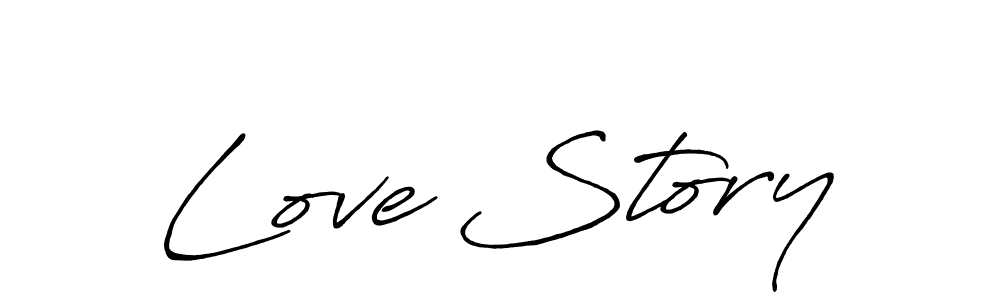 Similarly Antro_Vectra_Bolder is the best handwritten signature design. Signature creator online .You can use it as an online autograph creator for name Love Story. Love Story signature style 7 images and pictures png