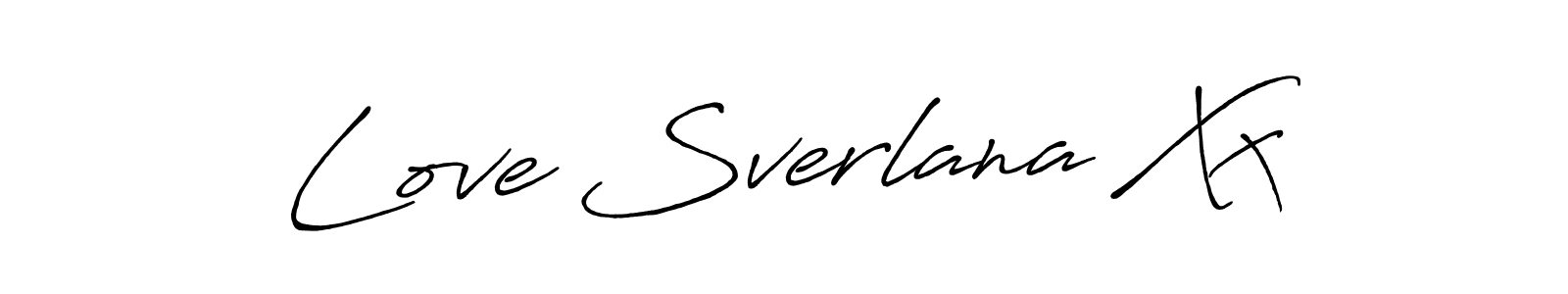 Antro_Vectra_Bolder is a professional signature style that is perfect for those who want to add a touch of class to their signature. It is also a great choice for those who want to make their signature more unique. Get Love Sverlana Xx name to fancy signature for free. Love Sverlana Xx signature style 7 images and pictures png
