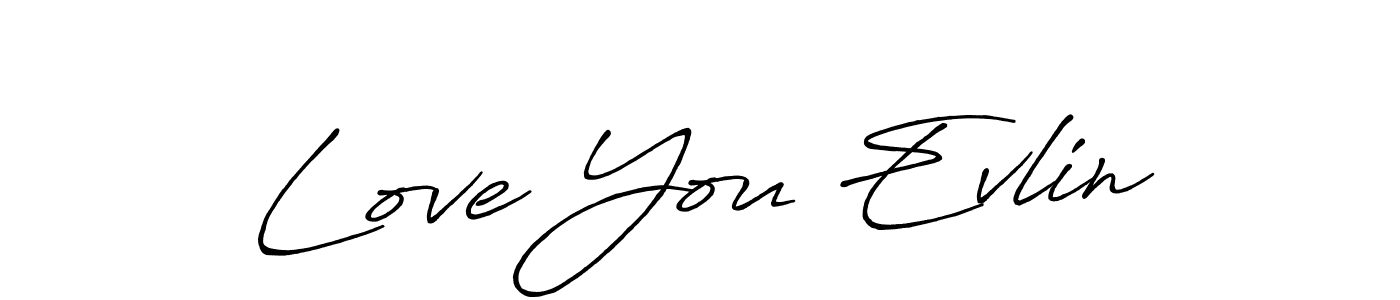 This is the best signature style for the Love You Evlin name. Also you like these signature font (Antro_Vectra_Bolder). Mix name signature. Love You Evlin signature style 7 images and pictures png