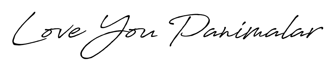 Quickly download Love You Panimalar name signature in high-resolution PNG using Antro_Vectra_Bolder style. Ready to insert into PDFs and online applications. Love You Panimalar signature style 7 images and pictures png
