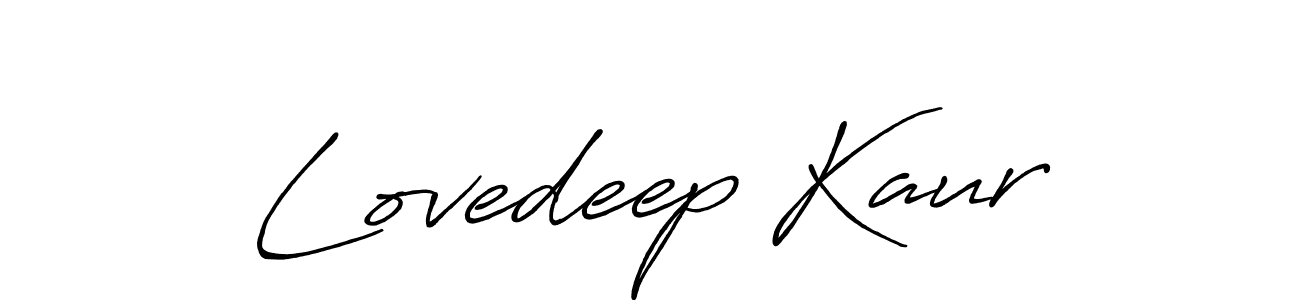 Antro_Vectra_Bolder is a professional signature style that is perfect for those who want to add a touch of class to their signature. It is also a great choice for those who want to make their signature more unique. Get Lovedeep Kaur name to fancy signature for free. Lovedeep Kaur signature style 7 images and pictures png