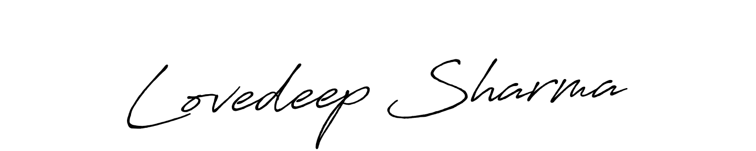 Make a beautiful signature design for name Lovedeep Sharma. Use this online signature maker to create a handwritten signature for free. Lovedeep Sharma signature style 7 images and pictures png