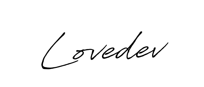 It looks lik you need a new signature style for name Lovedev. Design unique handwritten (Antro_Vectra_Bolder) signature with our free signature maker in just a few clicks. Lovedev signature style 7 images and pictures png