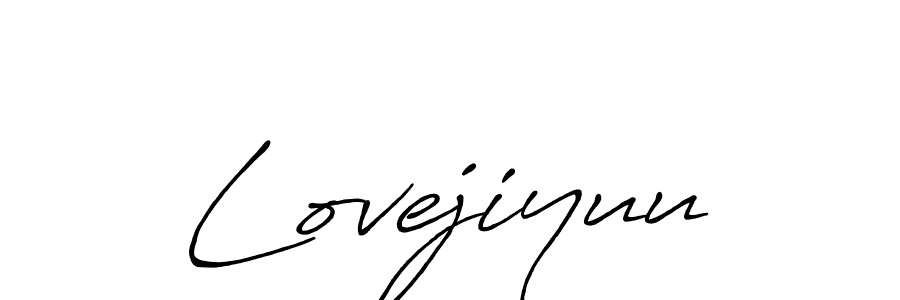 Once you've used our free online signature maker to create your best signature Antro_Vectra_Bolder style, it's time to enjoy all of the benefits that Lovejiyuu name signing documents. Lovejiyuu signature style 7 images and pictures png