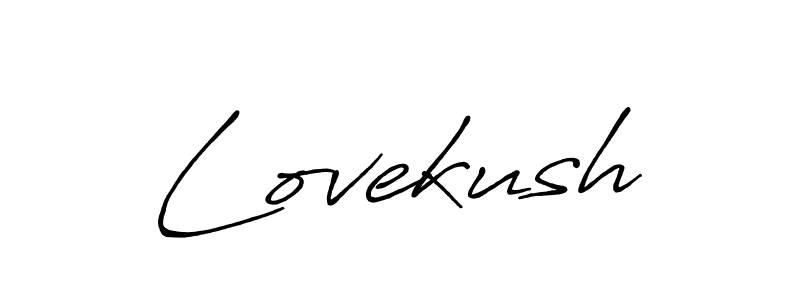 The best way (Antro_Vectra_Bolder) to make a short signature is to pick only two or three words in your name. The name Lovekush include a total of six letters. For converting this name. Lovekush signature style 7 images and pictures png