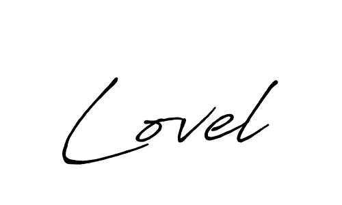 How to make Lovel signature? Antro_Vectra_Bolder is a professional autograph style. Create handwritten signature for Lovel name. Lovel signature style 7 images and pictures png