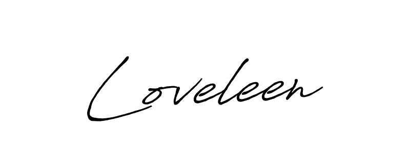 How to make Loveleen signature? Antro_Vectra_Bolder is a professional autograph style. Create handwritten signature for Loveleen name. Loveleen signature style 7 images and pictures png