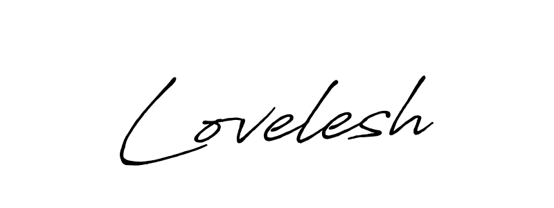 Also we have Lovelesh name is the best signature style. Create professional handwritten signature collection using Antro_Vectra_Bolder autograph style. Lovelesh signature style 7 images and pictures png