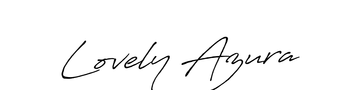 Design your own signature with our free online signature maker. With this signature software, you can create a handwritten (Antro_Vectra_Bolder) signature for name Lovely Azura. Lovely Azura signature style 7 images and pictures png