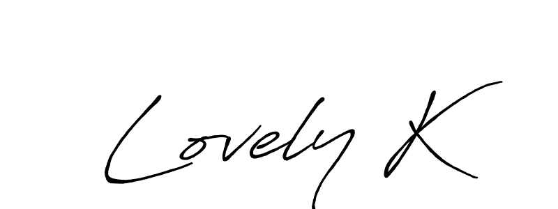 Also You can easily find your signature by using the search form. We will create Lovely K name handwritten signature images for you free of cost using Antro_Vectra_Bolder sign style. Lovely K signature style 7 images and pictures png