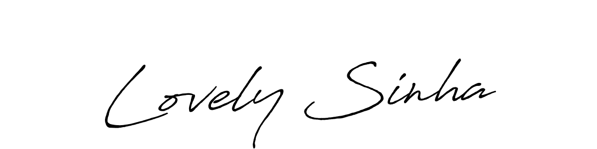 Once you've used our free online signature maker to create your best signature Antro_Vectra_Bolder style, it's time to enjoy all of the benefits that Lovely Sinha name signing documents. Lovely Sinha signature style 7 images and pictures png