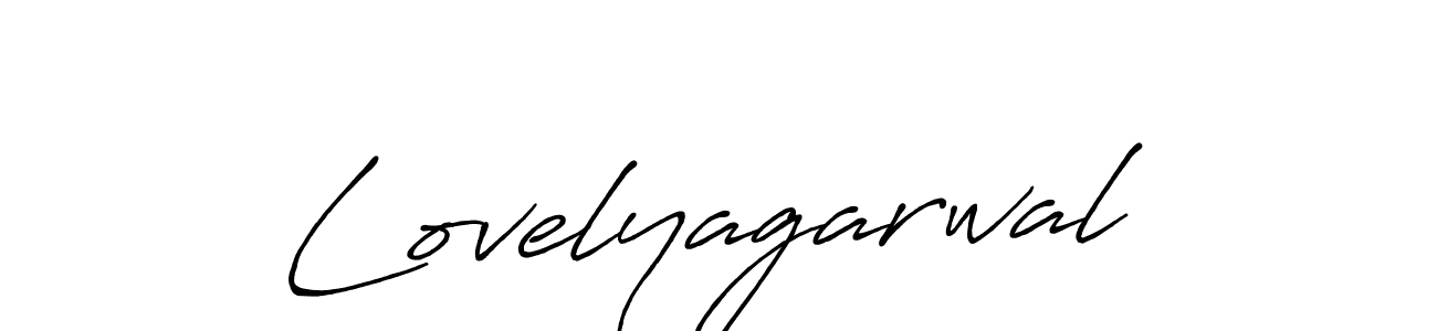 How to make Lovelyagarwal signature? Antro_Vectra_Bolder is a professional autograph style. Create handwritten signature for Lovelyagarwal name. Lovelyagarwal signature style 7 images and pictures png