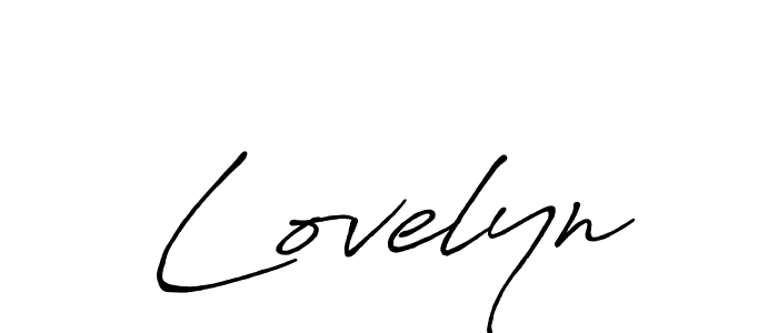 Lovelyn stylish signature style. Best Handwritten Sign (Antro_Vectra_Bolder) for my name. Handwritten Signature Collection Ideas for my name Lovelyn. Lovelyn signature style 7 images and pictures png