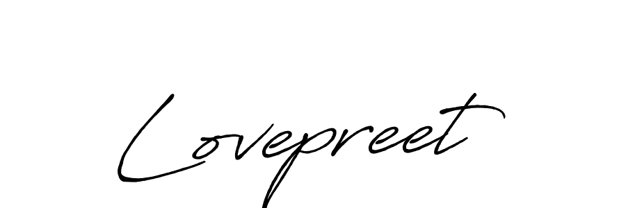 Lovepreet stylish signature style. Best Handwritten Sign (Antro_Vectra_Bolder) for my name. Handwritten Signature Collection Ideas for my name Lovepreet. Lovepreet signature style 7 images and pictures png