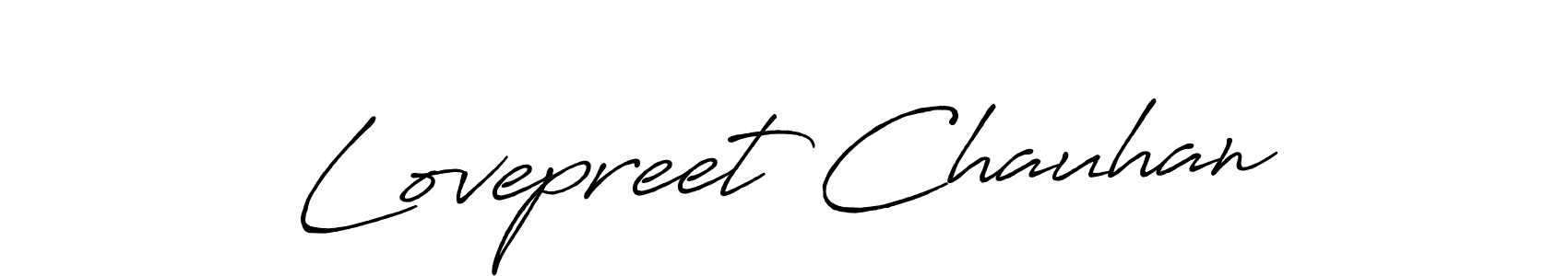 The best way (Antro_Vectra_Bolder) to make a short signature is to pick only two or three words in your name. The name Lovepreet Chauhan include a total of six letters. For converting this name. Lovepreet Chauhan signature style 7 images and pictures png