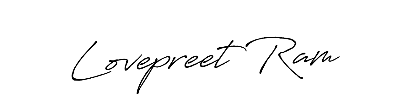 You should practise on your own different ways (Antro_Vectra_Bolder) to write your name (Lovepreet Ram) in signature. don't let someone else do it for you. Lovepreet Ram signature style 7 images and pictures png