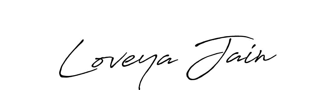 Use a signature maker to create a handwritten signature online. With this signature software, you can design (Antro_Vectra_Bolder) your own signature for name Loveya Jain. Loveya Jain signature style 7 images and pictures png