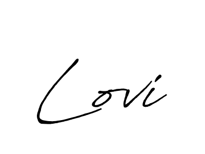 Also we have Lovi name is the best signature style. Create professional handwritten signature collection using Antro_Vectra_Bolder autograph style. Lovi signature style 7 images and pictures png