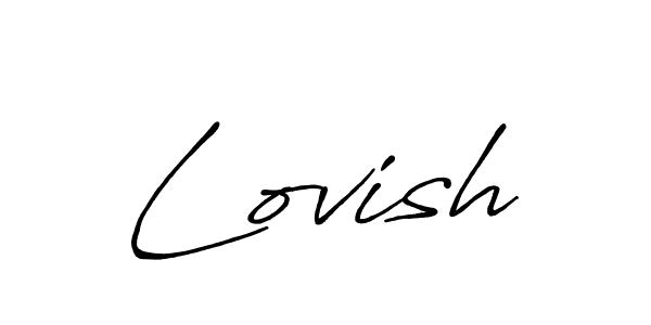 Once you've used our free online signature maker to create your best signature Antro_Vectra_Bolder style, it's time to enjoy all of the benefits that Lovish name signing documents. Lovish signature style 7 images and pictures png