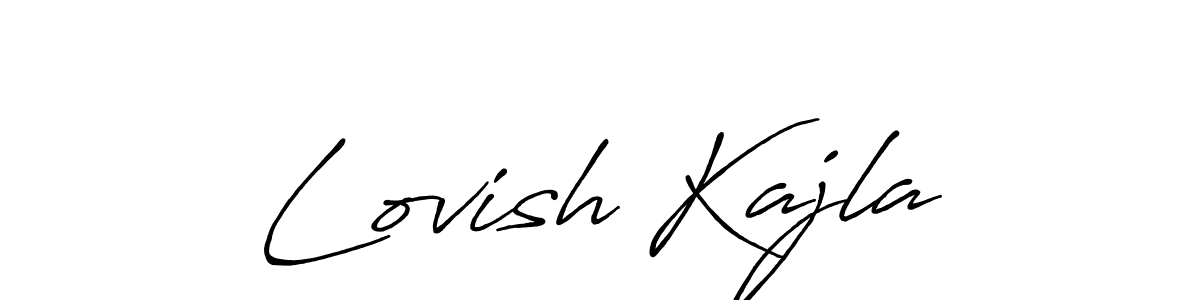 Also we have Lovish Kajla name is the best signature style. Create professional handwritten signature collection using Antro_Vectra_Bolder autograph style. Lovish Kajla signature style 7 images and pictures png