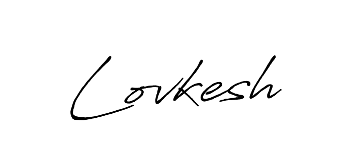 Antro_Vectra_Bolder is a professional signature style that is perfect for those who want to add a touch of class to their signature. It is also a great choice for those who want to make their signature more unique. Get Lovkesh name to fancy signature for free. Lovkesh signature style 7 images and pictures png