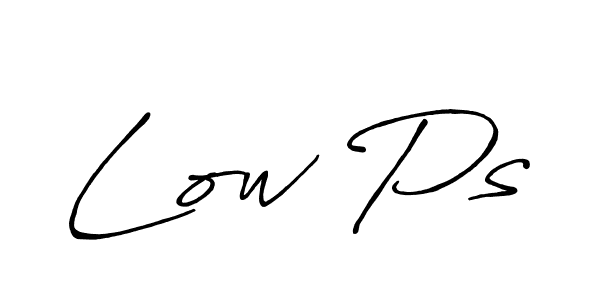 You should practise on your own different ways (Antro_Vectra_Bolder) to write your name (Low Ps) in signature. don't let someone else do it for you. Low Ps signature style 7 images and pictures png