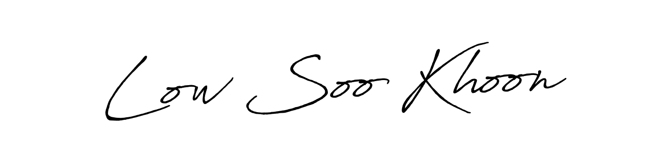How to make Low Soo Khoon signature? Antro_Vectra_Bolder is a professional autograph style. Create handwritten signature for Low Soo Khoon name. Low Soo Khoon signature style 7 images and pictures png