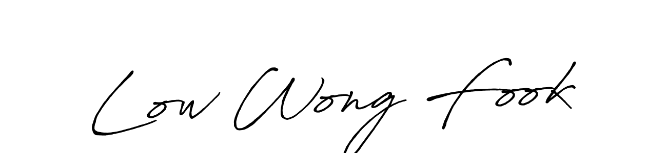 Also You can easily find your signature by using the search form. We will create Low Wong Fook name handwritten signature images for you free of cost using Antro_Vectra_Bolder sign style. Low Wong Fook signature style 7 images and pictures png