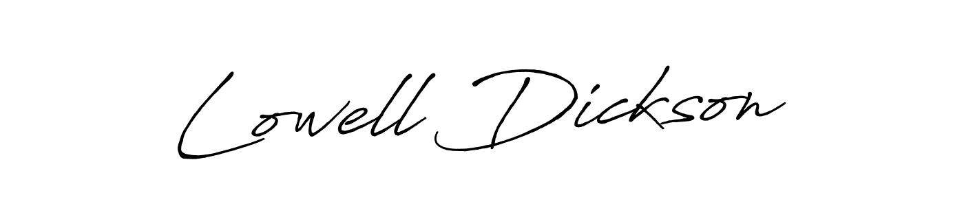 Use a signature maker to create a handwritten signature online. With this signature software, you can design (Antro_Vectra_Bolder) your own signature for name Lowell Dickson. Lowell Dickson signature style 7 images and pictures png
