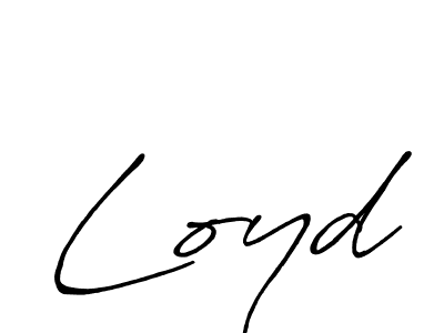 Use a signature maker to create a handwritten signature online. With this signature software, you can design (Antro_Vectra_Bolder) your own signature for name Loyd. Loyd signature style 7 images and pictures png