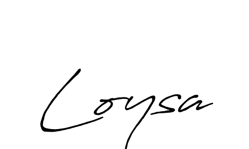 Best and Professional Signature Style for Loysa. Antro_Vectra_Bolder Best Signature Style Collection. Loysa signature style 7 images and pictures png