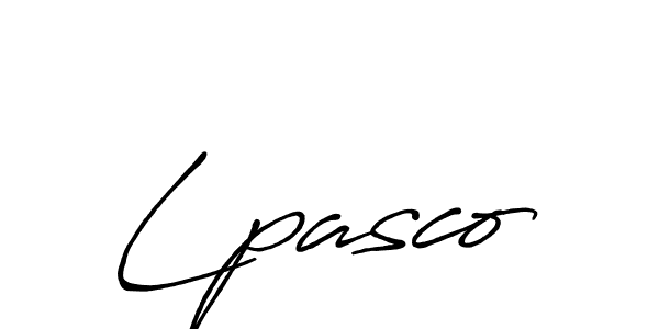 Lpasco stylish signature style. Best Handwritten Sign (Antro_Vectra_Bolder) for my name. Handwritten Signature Collection Ideas for my name Lpasco. Lpasco signature style 7 images and pictures png