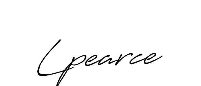 The best way (Antro_Vectra_Bolder) to make a short signature is to pick only two or three words in your name. The name Lpearce include a total of six letters. For converting this name. Lpearce signature style 7 images and pictures png