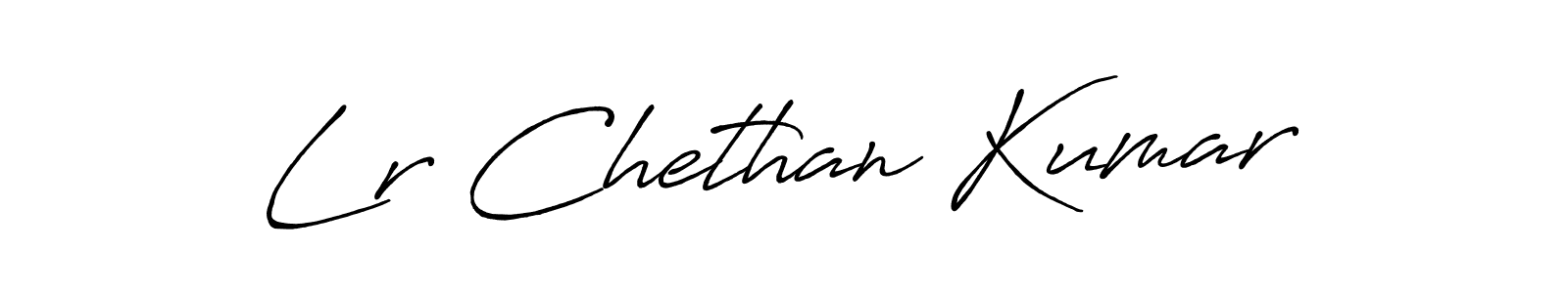 Make a beautiful signature design for name Lr Chethan Kumar. With this signature (Antro_Vectra_Bolder) style, you can create a handwritten signature for free. Lr Chethan Kumar signature style 7 images and pictures png