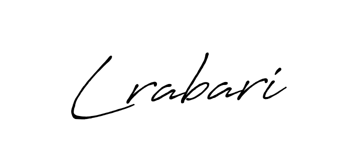 Also we have Lrabari name is the best signature style. Create professional handwritten signature collection using Antro_Vectra_Bolder autograph style. Lrabari signature style 7 images and pictures png